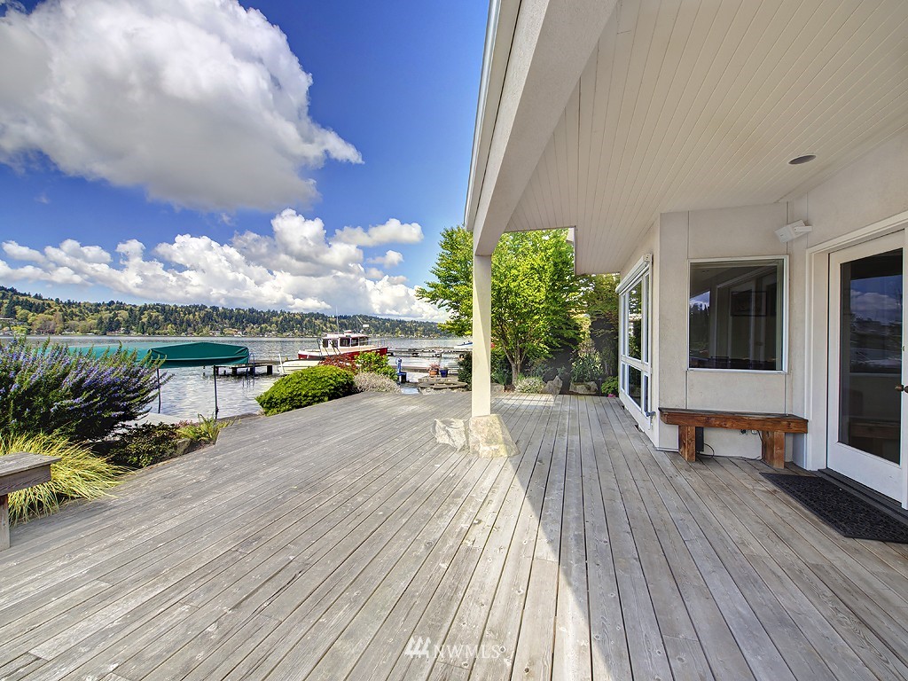 7023 Ripley Lane North Renton, WA 98056 - Photo 8 of 15 a view of outdoor space deck and lake view