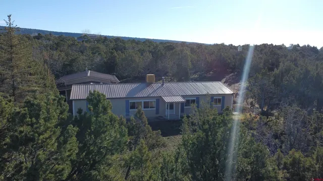 an aerial view of house with outdoor space