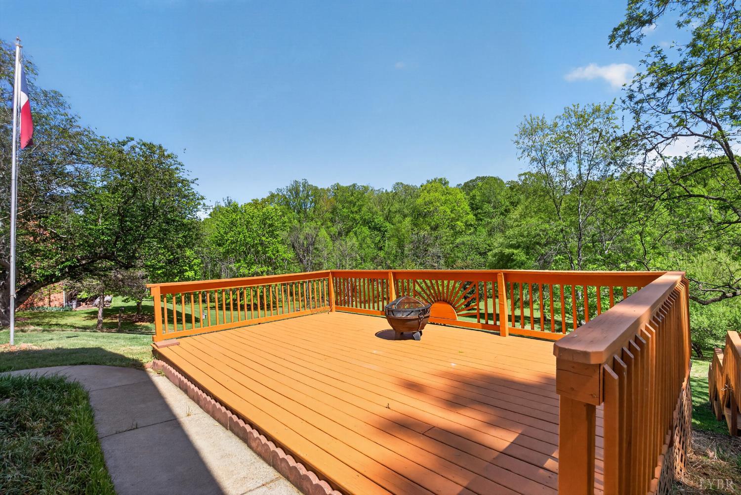 316 Quail Ridge Drive Forest, VA 24551 - Photo 26 of 35 a view of balcony with wooden floor and outdoor seating