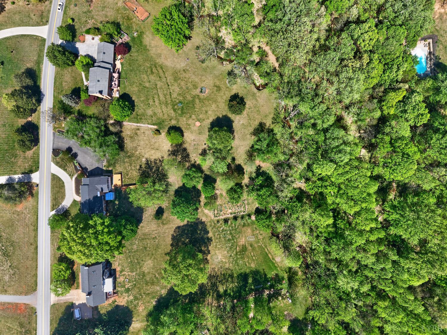 316 Quail Ridge Drive Forest, VA 24551 - Photo 32 of 35 an aerial view of residential house with outdoor space and trees all around