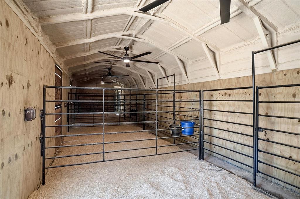 180 East Greer Road Sadler, TX 76264 - Photo 33 of 40 Barn #2 Interior with 3 stalls