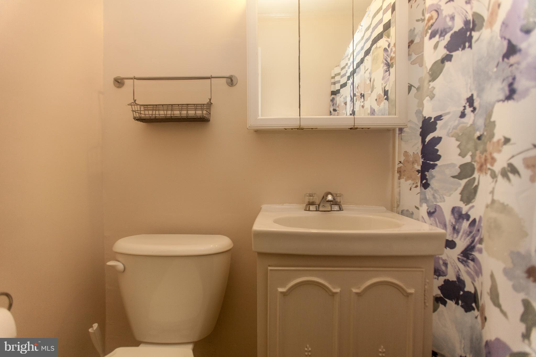 54 Ridge Road, Unit K Greenbelt, MD 20770 - Photo 12 of 29 a bathroom with a sink a toilet and mirror