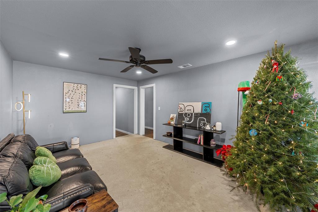 221 Saffle Road Robinson, TX 76706 - Photo 7 of 40 a living room with furniture and a potted plant