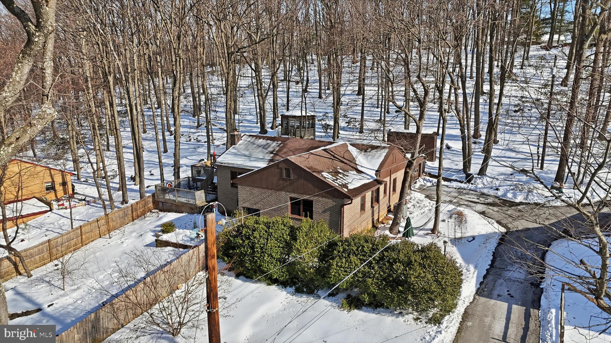 6415 South Clifton Road Frederick, MD 21703 - Photo 38 of 53 an aerial view of a house with a yard