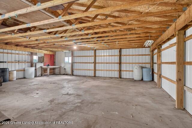 3719 South Williams Road Stockbridge, MI 49285 - Photo 29 of 47 Interior Pole Barn