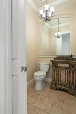 an aerial view of a house with yard