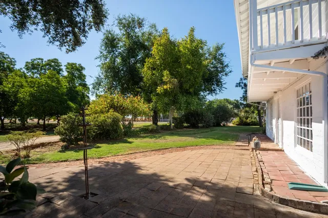 a view of a park with pathway