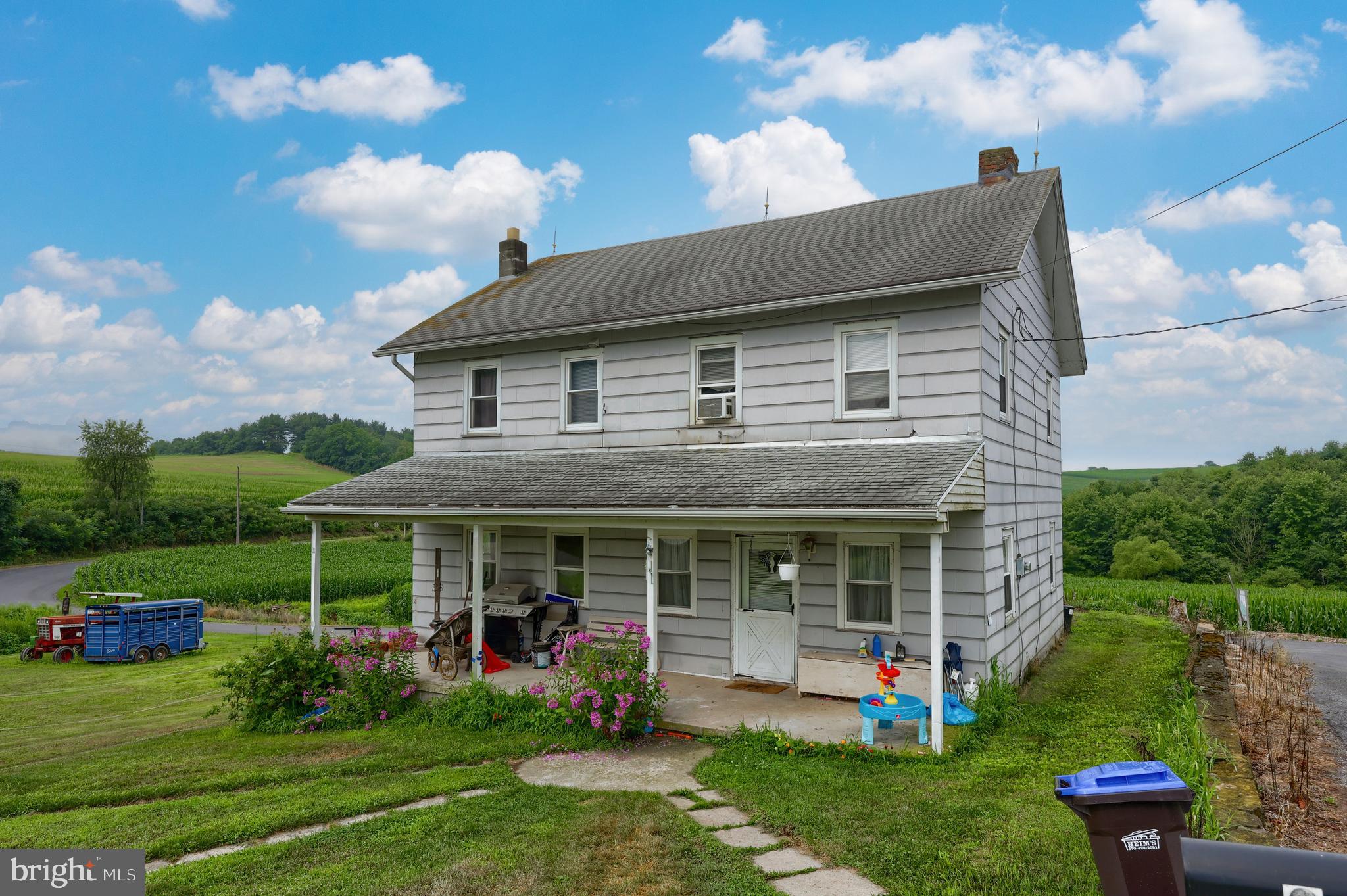 15 Snyder Road Pitman, PA 17964 - Photo 93 of 120 a front view of a house with garden and porch