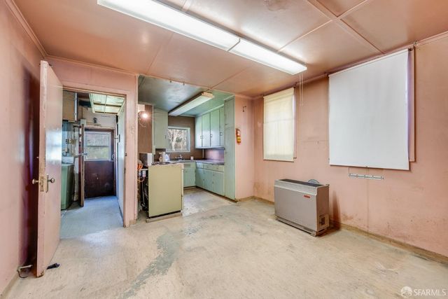 a view of a storage & utility room