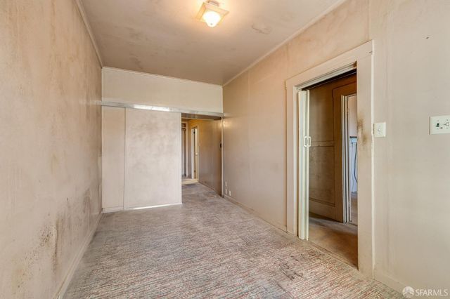 a view of an empty room