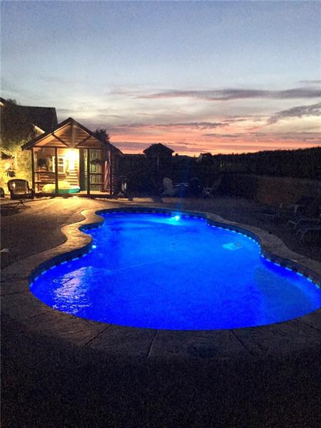 66 Pigeon Creek Road Eighty Four, PA 15330 - Photo 24 of 25 In-ground Pool only 2 years old 3'-6' deep (Fiberglass) and cute log pool house that is finished inside also!