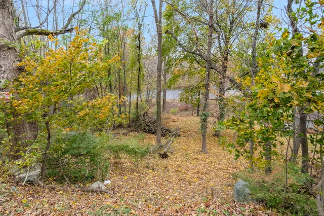 a backyard of a house