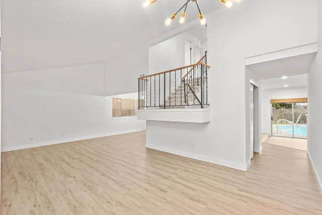 wooden floor in an empty room