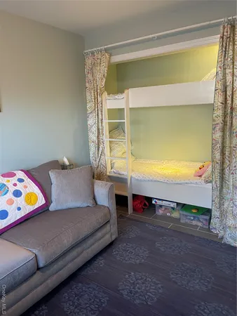 a room with a couch and a table