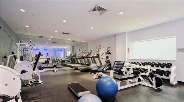 a room with furniture and a table