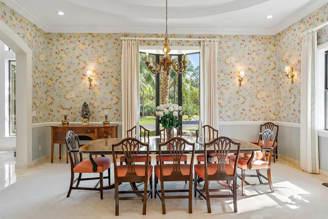 a kitchen with lots of counter top space