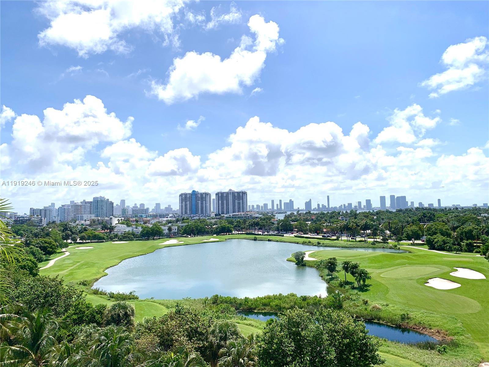 2001 Meridian Avenue, Unit 330 Miami Beach, FL 33139 - Photo 17 of 19 a view of a lake with a city