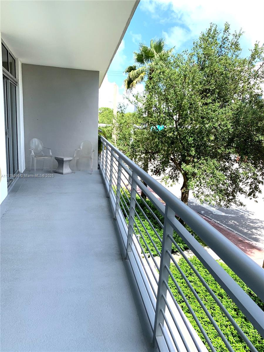 2001 Meridian Avenue, Unit 330 Miami Beach, FL 33139 - Photo 6 of 19 a view of balcony and yard