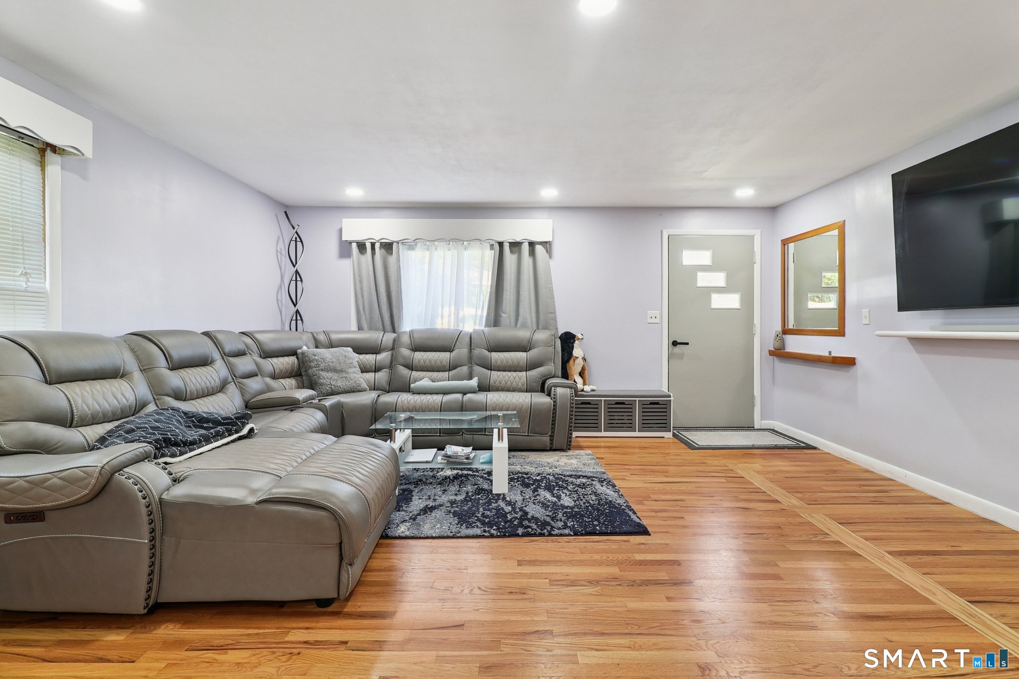 72 Hilltop Road Naugatuck, CT 06770 - Photo 5 of 25 a living room with furniture window and flat screen tv