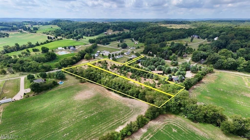 Swonger Road Dover, OH 44622 - Photo 5 of 7 Overview of rural landscape with property parcel outlined