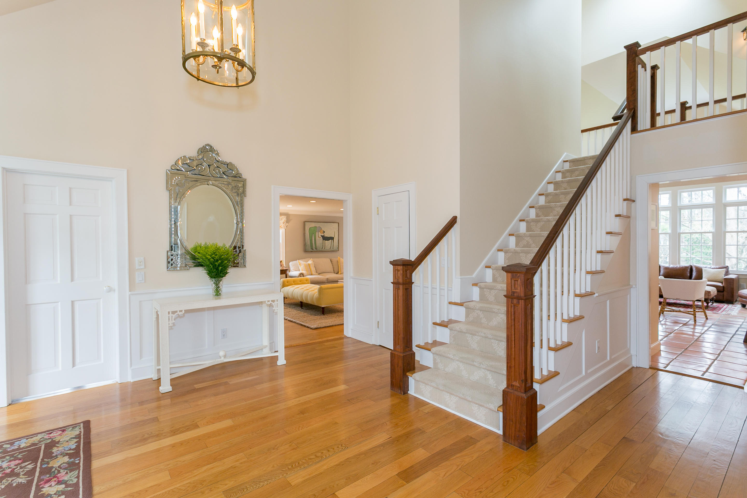 20 Dewart Road Greenwich, CT 06830 - Photo 5 of 22 a view of entryway and hall with wooden floor