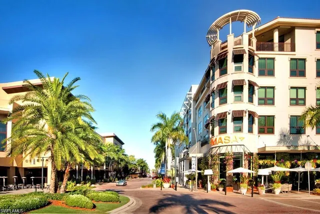 a front view of a building with street view