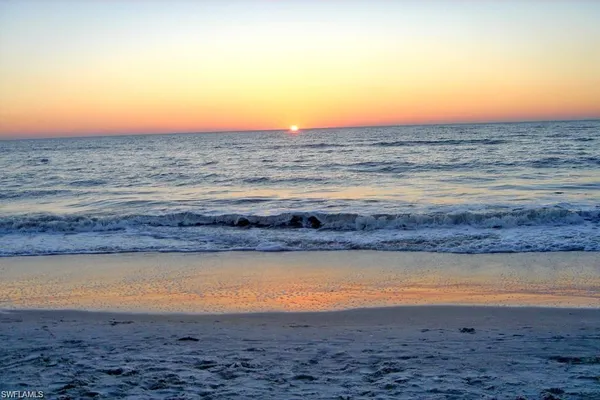 a view of an ocean and beach
