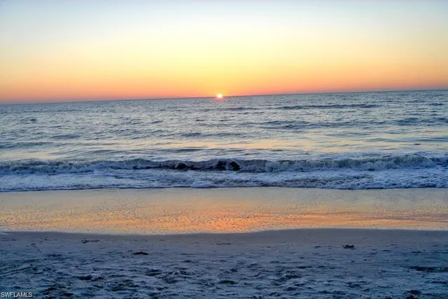 a view of an ocean and beach