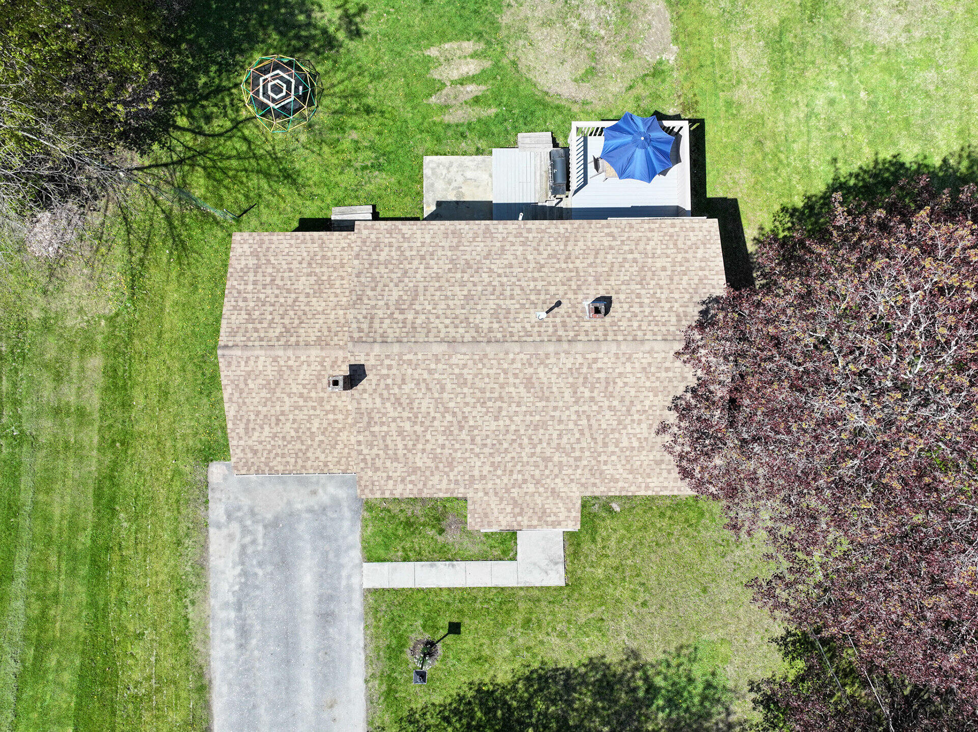 141 Cushman Road Winslow, ME 04901 - Photo 38 of 40 Overhead Roof 2