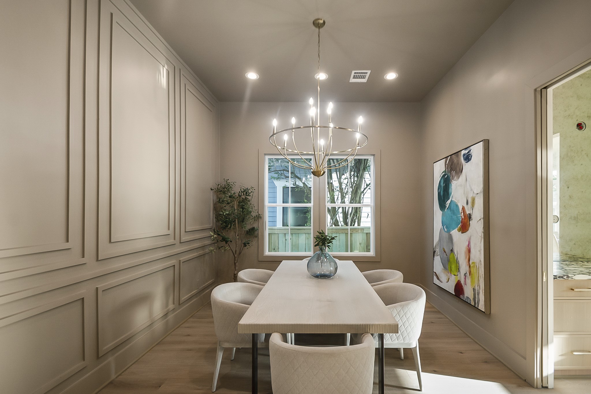 1109 Tabor Street Houston, TX 77009 - Photo 6 of 38 a view of a dining room with furniture window and outside view