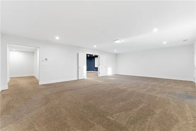 a view of an empty room