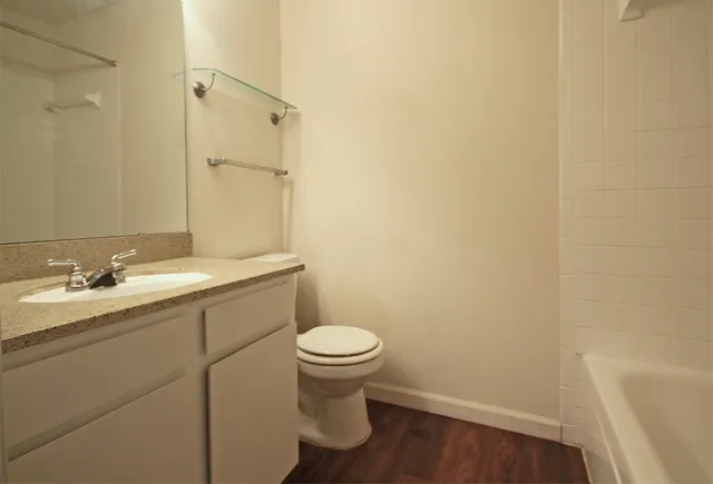 a bathroom with a sink and a toilet