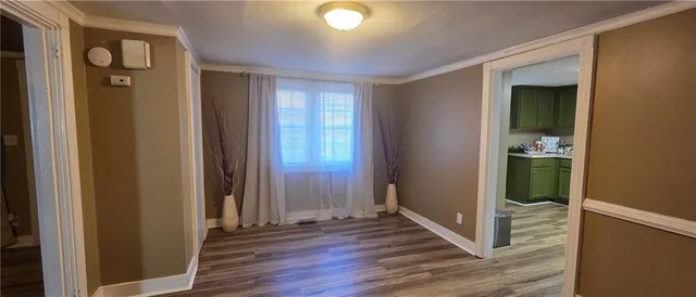 wooden floor in an empty room