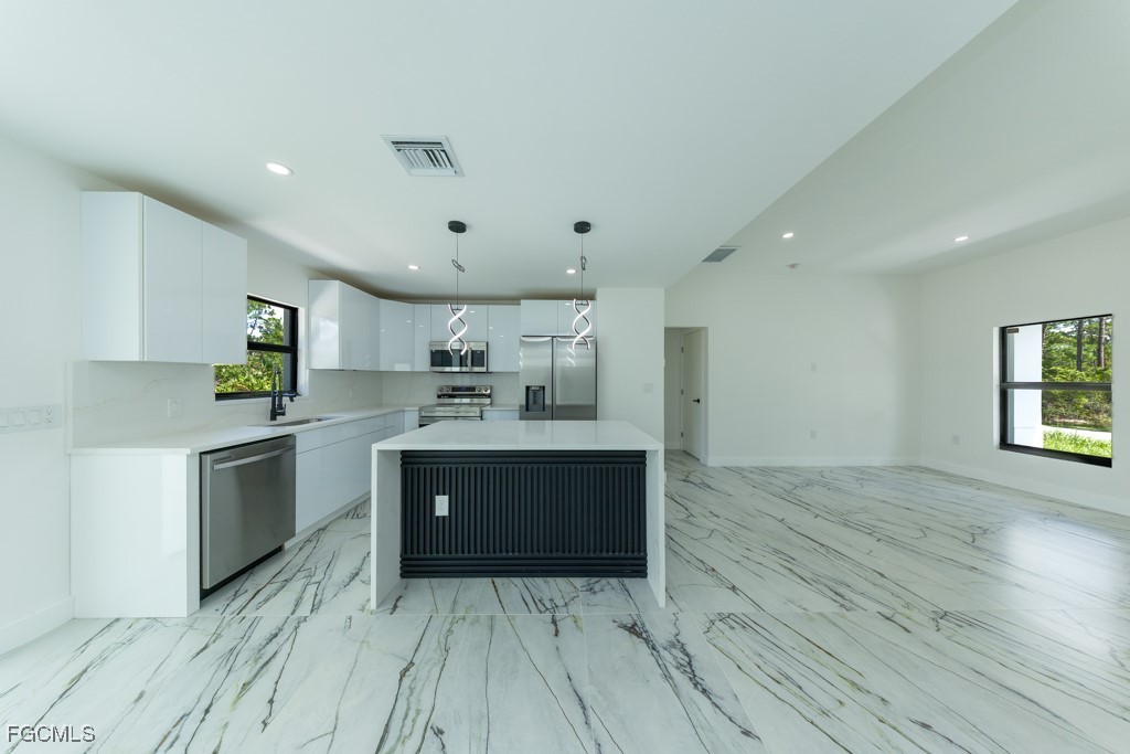 2019 Hamilton Avenue Alva, FL 33920 - Photo 5 of 50 a kitchen with stainless steel appliances a sink cabinets and wooden floor