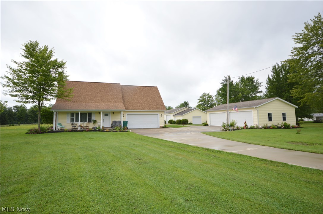 5810 Barrett Road Geneva, OH 44041 - Photo 1 of 35 Attractive Cape Cod w/ 2616 sqft of living space & phenomenal outbuildings.