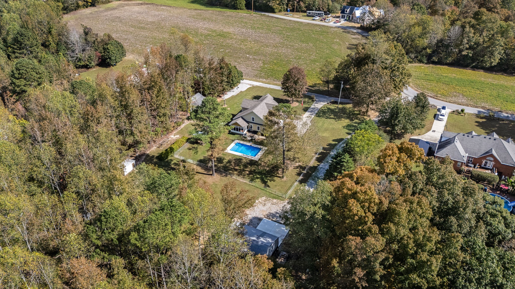 2065 Turkey Creek Loop Tullahoma, TN 37388 - Photo 81 of 95 an aerial view of residential houses with outdoor space