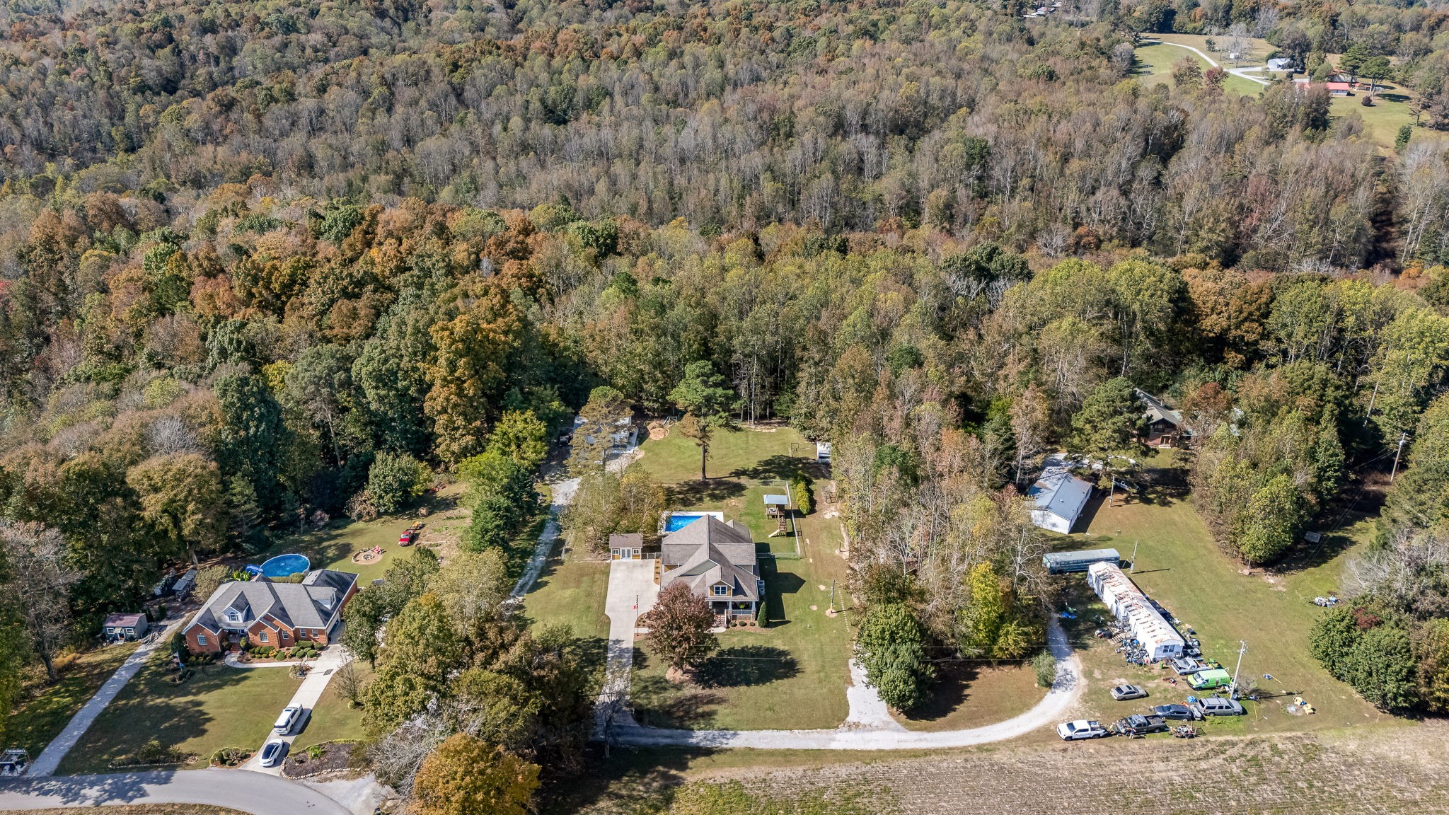 2065 Turkey Creek Loop Tullahoma, TN 37388 - Photo 84 of 95 an aerial view of residential houses with outdoor space