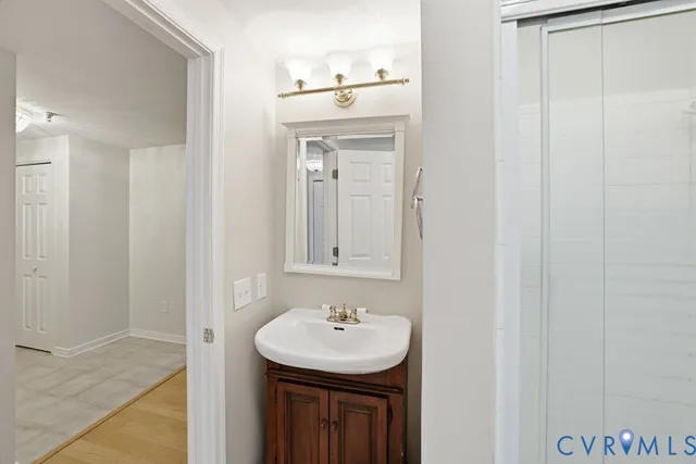 a very nice looking room with a large window