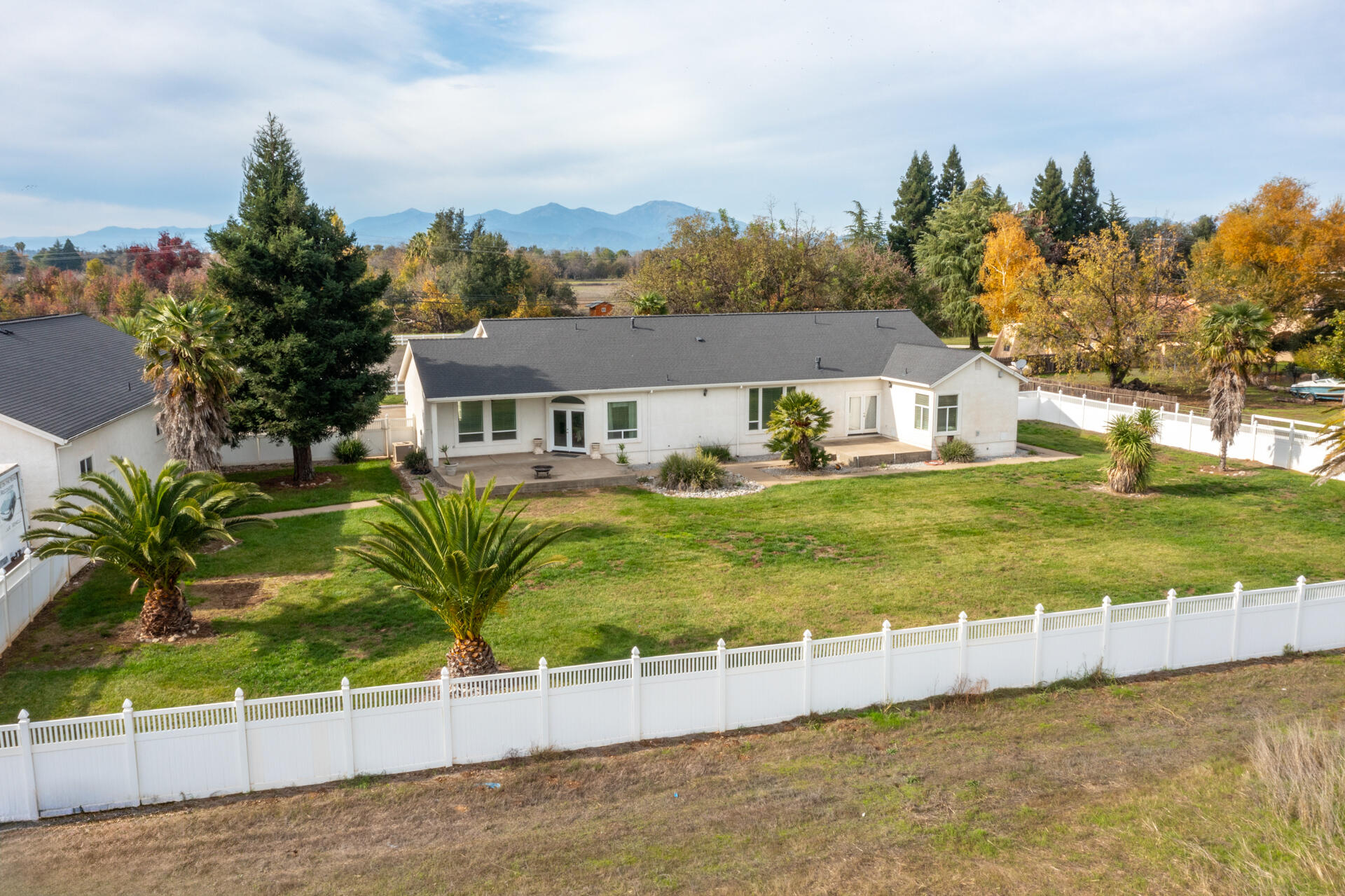 7605 Churn Crk Road Redding, CA 96002 - Photo 44 of 55 Fenced Back Yard