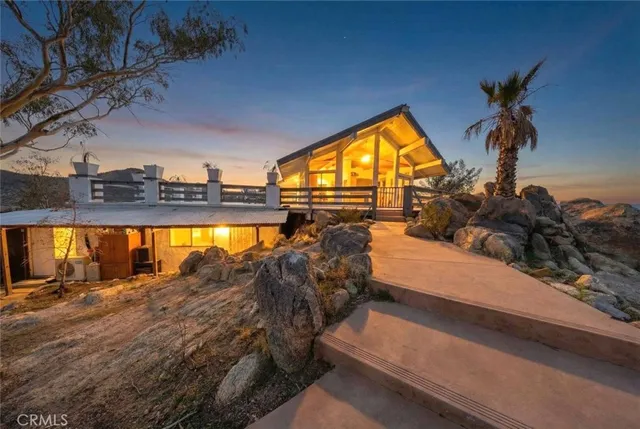 a view of swimming pool from a outdoor space