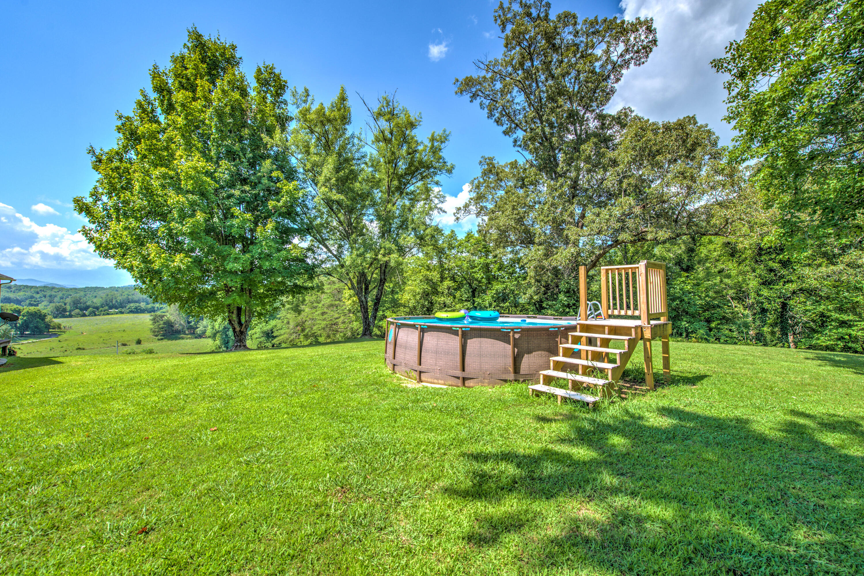 957 English Mountain Road Cosby, TN 37722 - Photo 32 of 37 ALMOST NEW ABOVE GROUND POOL