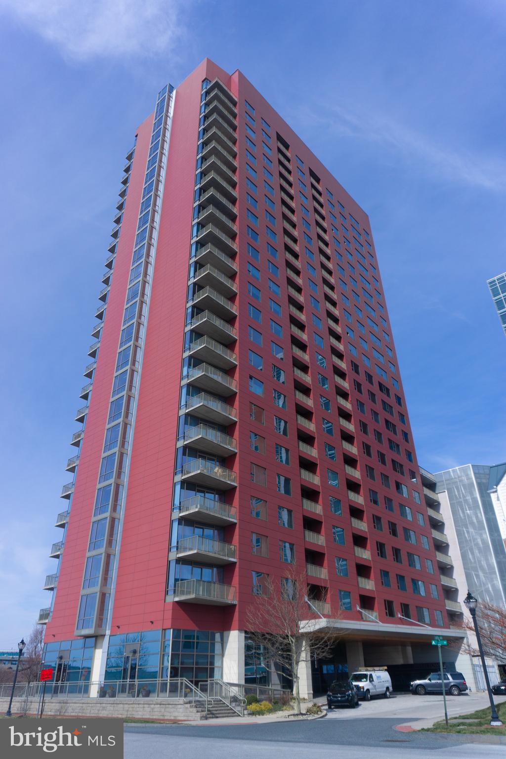 a front view of a building