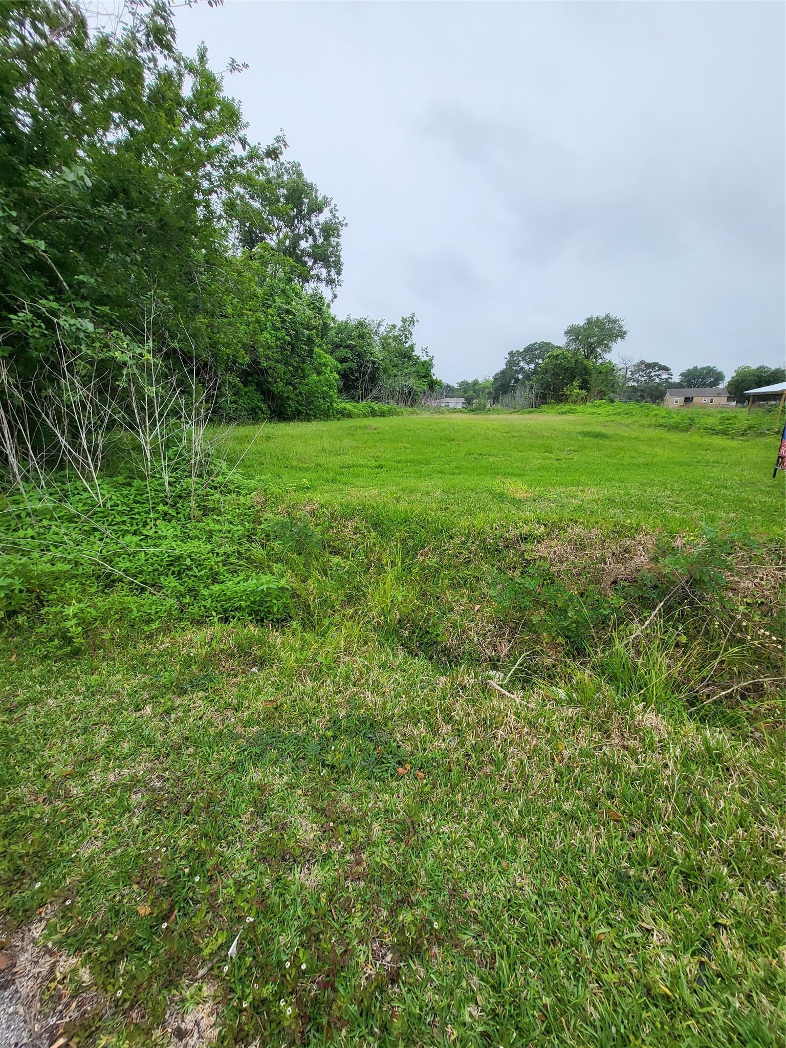 0 Kansas Street La Marque, TX 77568 - Photo 9 of 16 a backyard of a house with lots of green space and fog