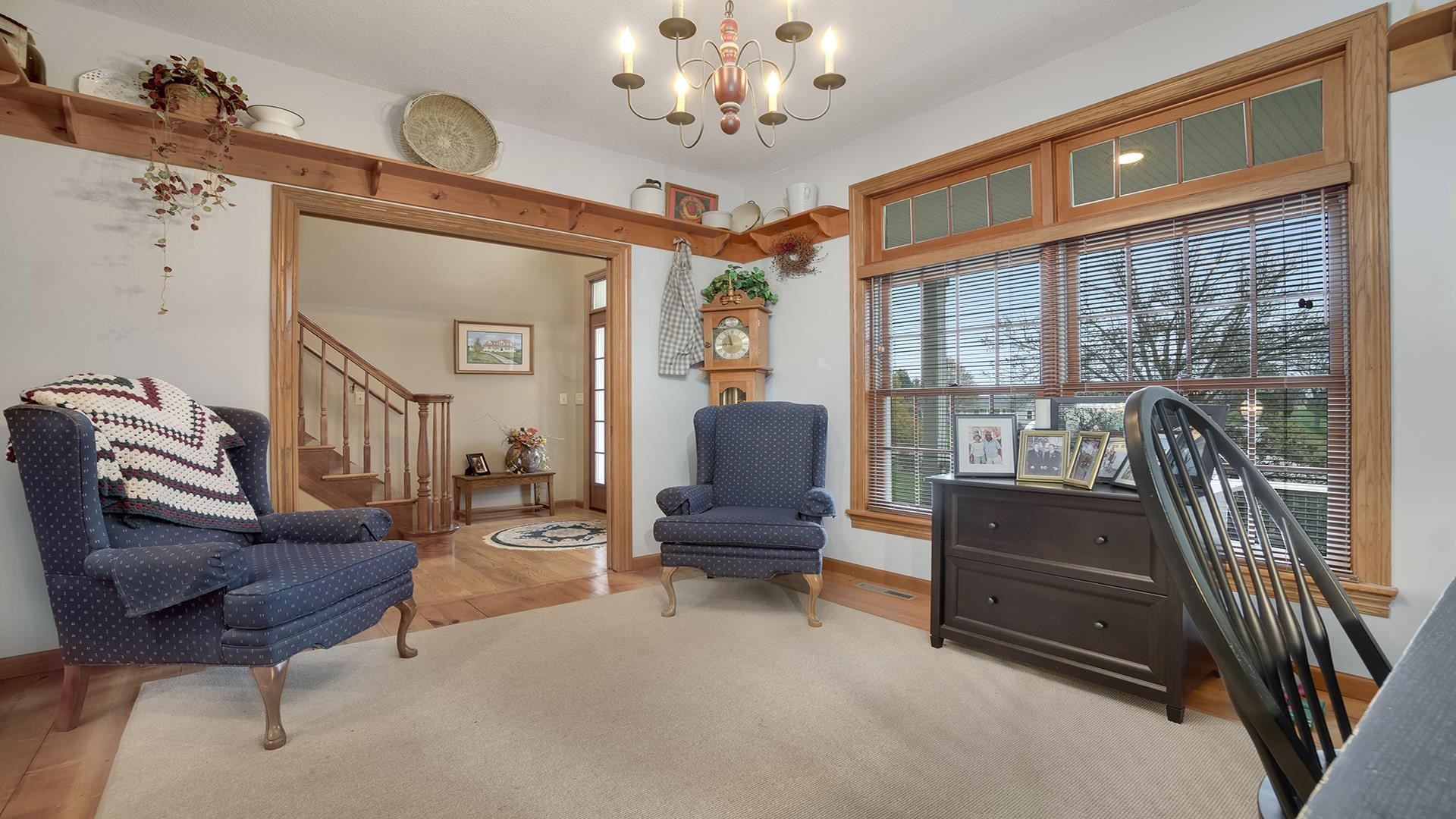 1921 Wildcat Road Dixon, IL 61021 - Photo 22 of 63 a living room with furniture and a large window