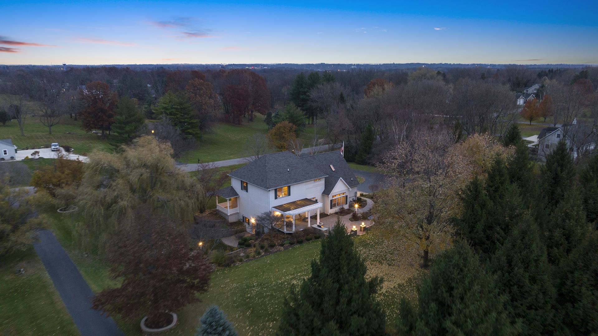 1921 Wildcat Road Dixon, IL 61021 - Photo 59 of 63 an aerial view of a house with a yard