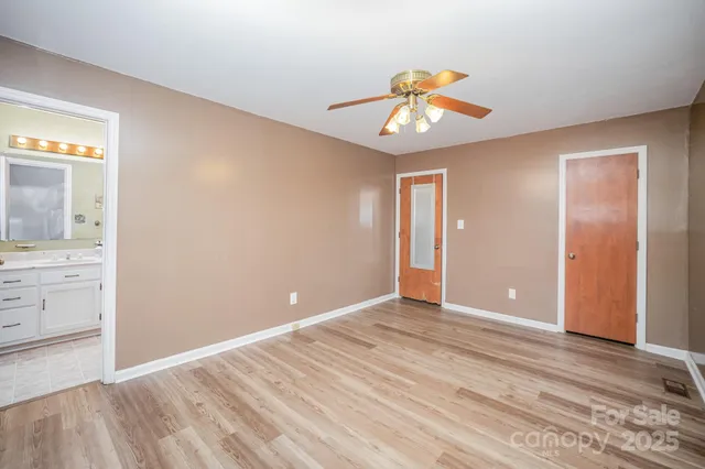 wooden floor in an empty room