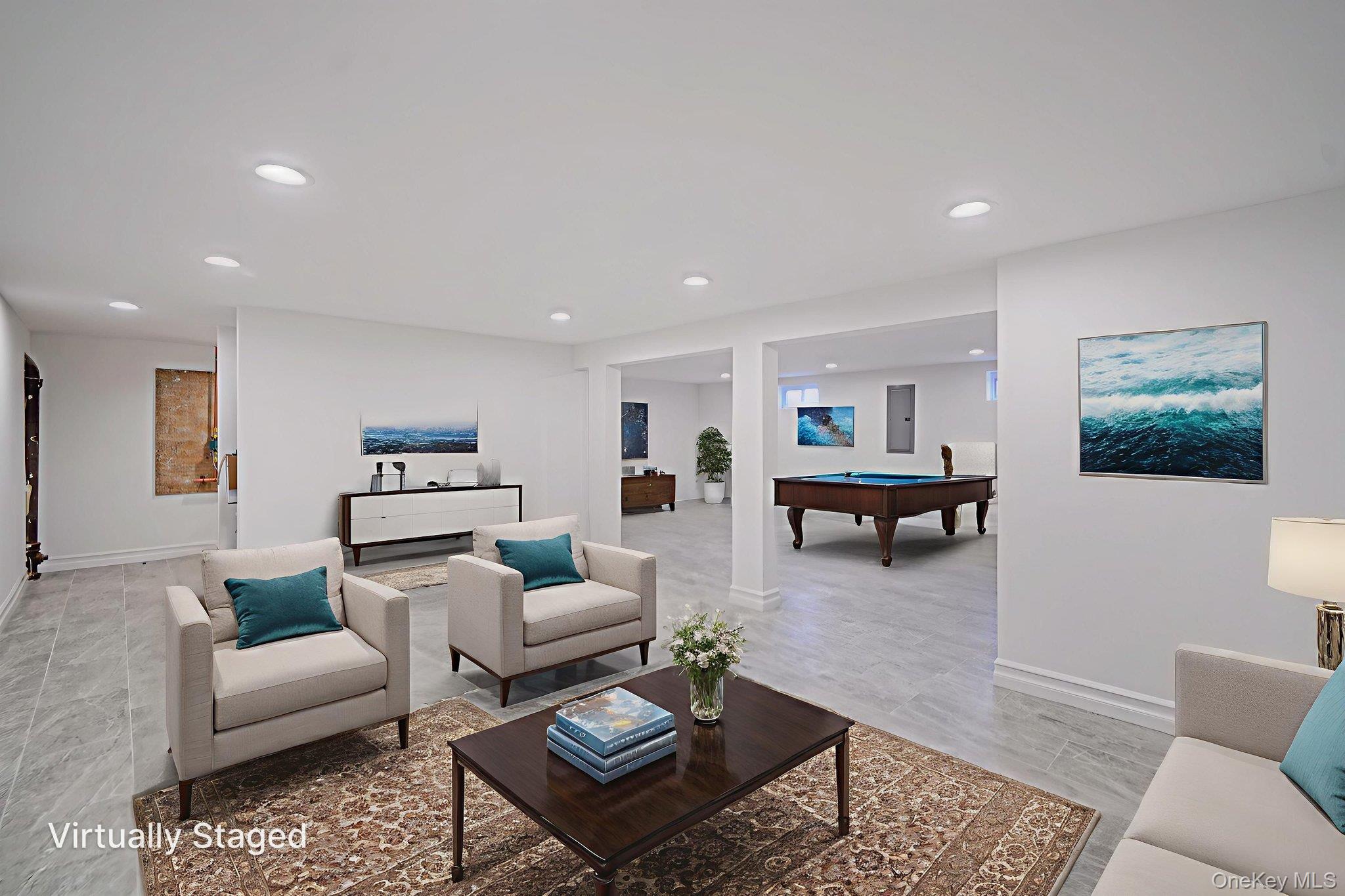 14 Quintree Lane Melville, NY 11747 - Photo 41 of 46 a living room with furniture and wooden floor