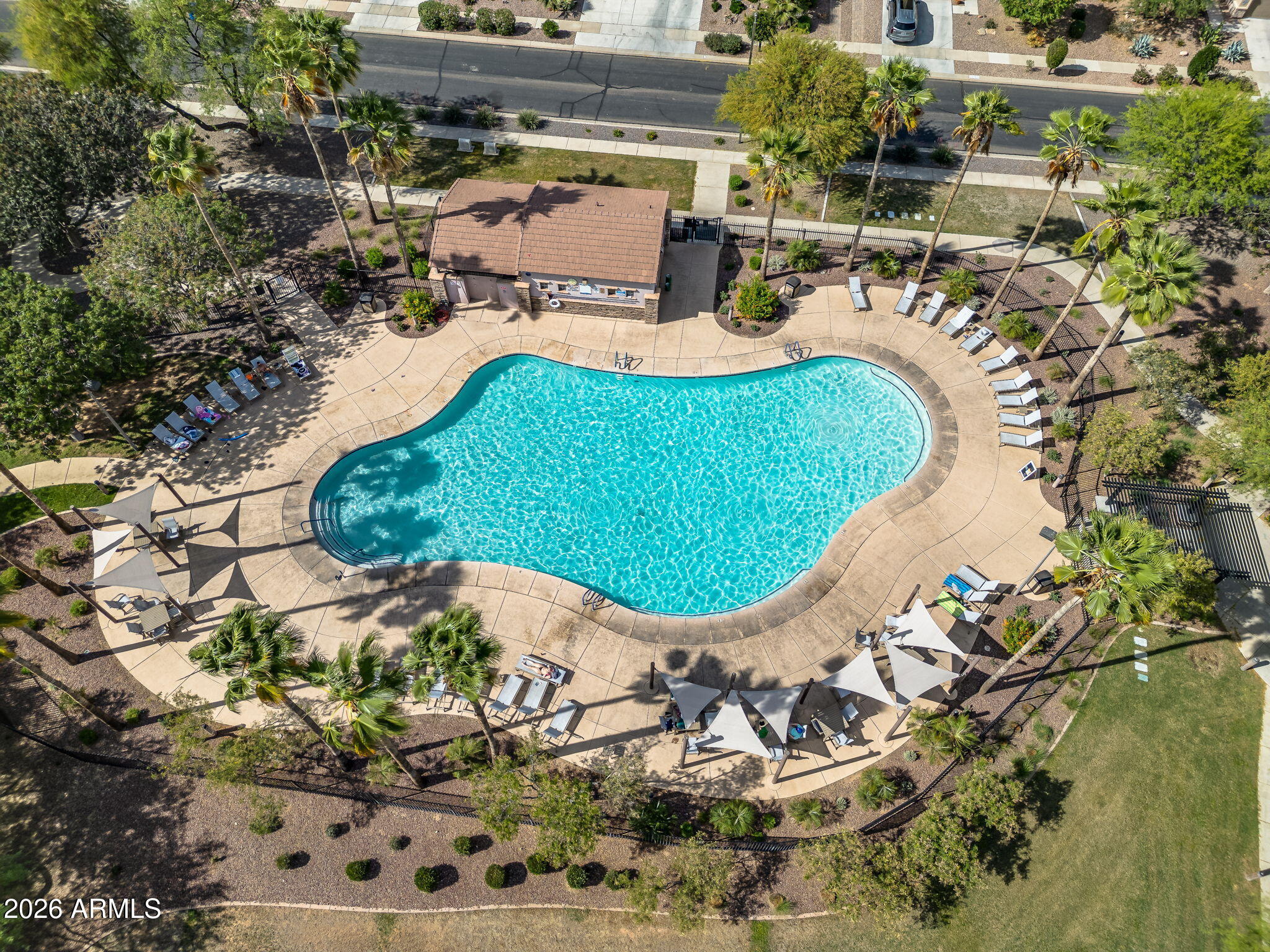 17543 West Buckhorn Trail Surprise, AZ 85387 - Photo 100 of 104 Aerial Community Pool