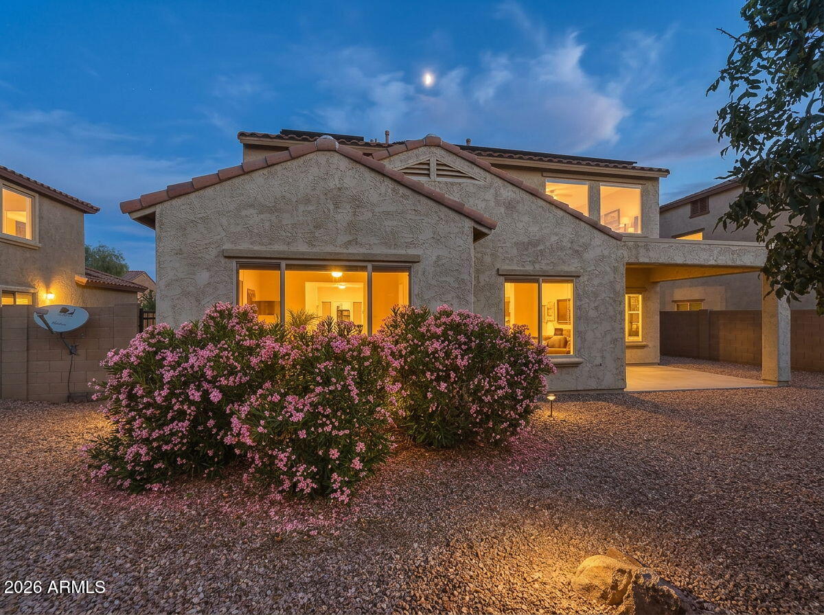17543 West Buckhorn Trail Surprise, AZ 85387 - Photo 66 of 104 Back of Home Twilight