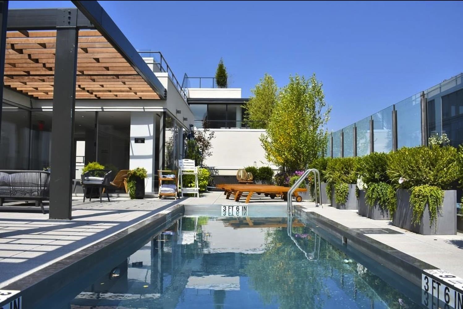 148 1st Street, Unit 809 Jersey City, NJ 07302 - Photo 6 of 20 a view of a house with balcony and outdoor space